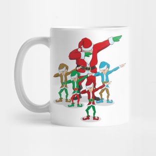 Santa Claus Christmas Dab Tee - Dabbing Santa & Elves Dabs Mug